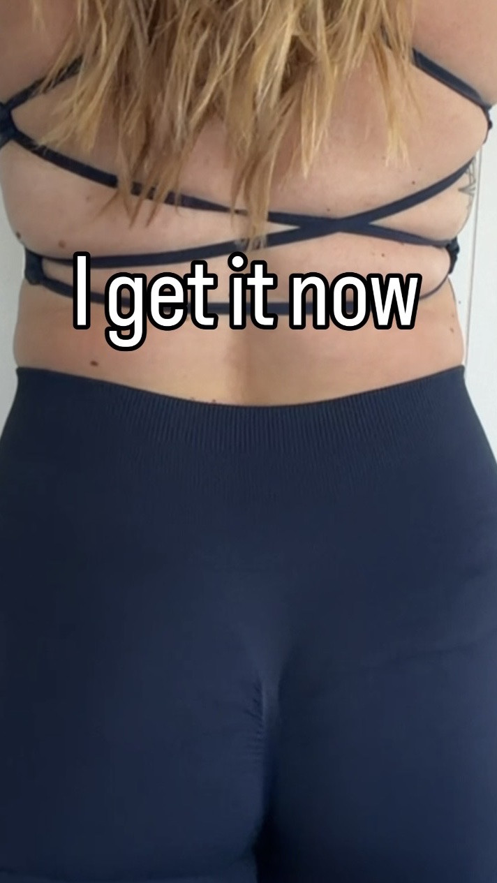 I usually feel so out of place in activewear sets like this… but this one surprised me 🤍