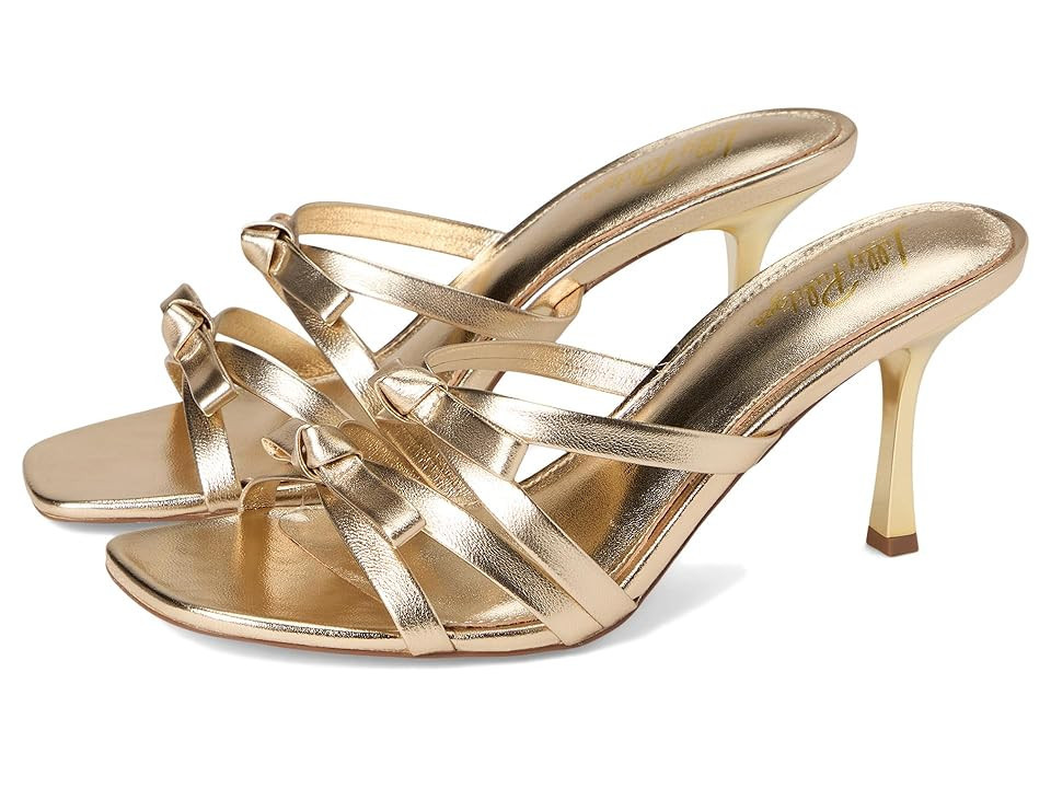 Lilly Pulitzer Wanda Slide Sandal Women's Sandals Gold Metalic : 10 M, Leather | Zappos