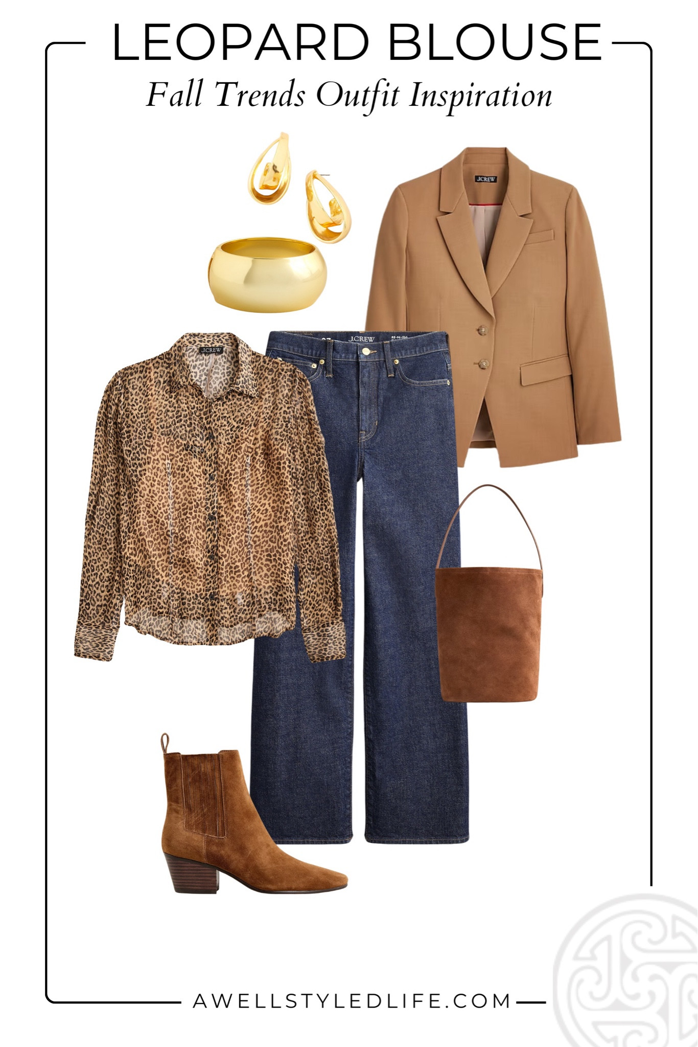 Fall Trends Outfit Inspiration:

Everything from J. Crew.

#fashion #fashionover50 #fashionover60 #fallfashion #falloutfit #j.crew #widelegdenim #leopard #widelegdenim

#LTKSeasonal #LTKStyleTip #LTKOver40