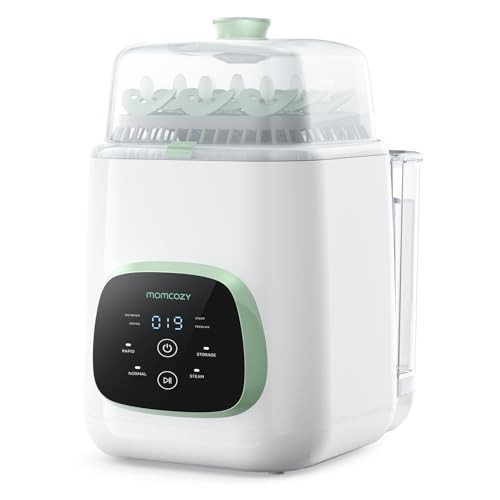 Momcozy KleanPal Pro Baby Bottle Washer, Sterilizer & Dryer - All-in-One Cleaning Machine for Bottles, Pump Parts & Baby Essentials - Time-Saving & Effortless Care | Amazon (US)