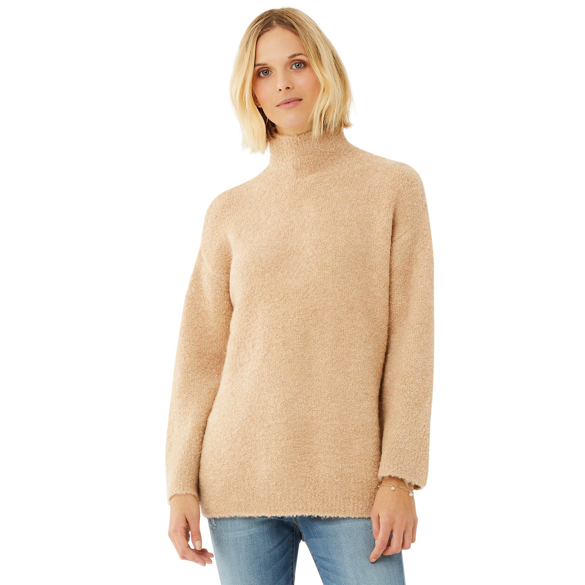 Scoop Women's Cozy Funnel Neck Tunic Sweater | Walmart (US)