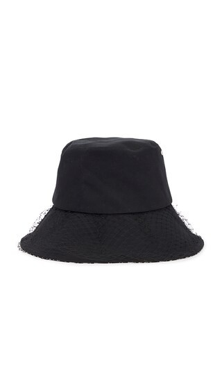 Dior Oblique Trotter Tulle Hat in Black | Revolve Clothing (Global)