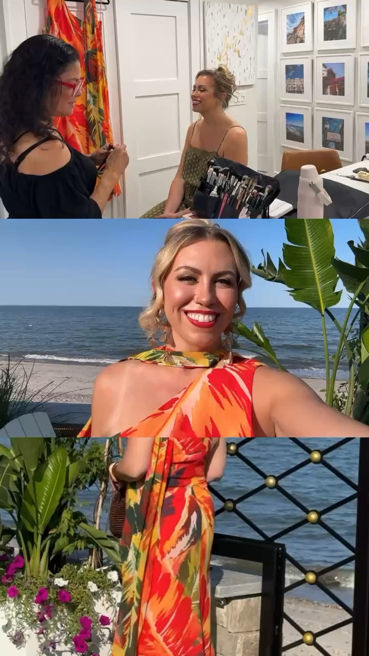 wearing a large, THE summer wedding guest dress / orange printed dress / summer formal dress code / wedding guest outfit ideas / fall wedding guest dress 

 #LTKstorytime #LTKSeasonal #LTKWedding