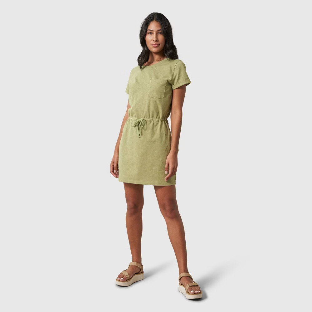 United By Blue Women's Organic T-Shirt Dress - Sage Green L | Target