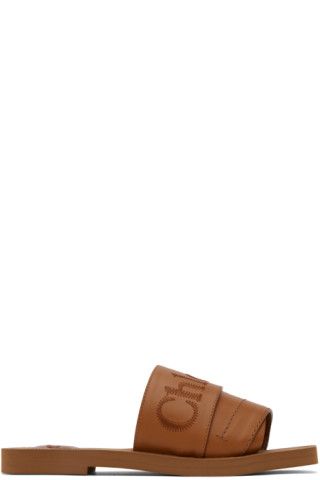 Brown Woody Mules | SSENSE