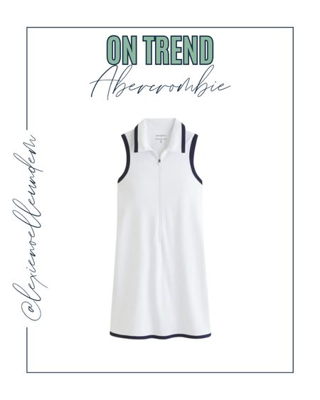 On trend right now at Abercrombie! The ever popular traveler dress in a polo version. Wear out for errands, tennis match, golfing with your hubby or to play pickleball! 

Dress
Activewear 
Active 
Tennis dress 

#LTKFitness #LTKActive #LTKStyleTip