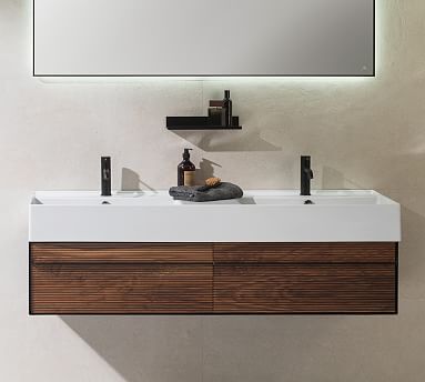 Kiran 55" Double Sink Vanity | Pottery Barn (US)