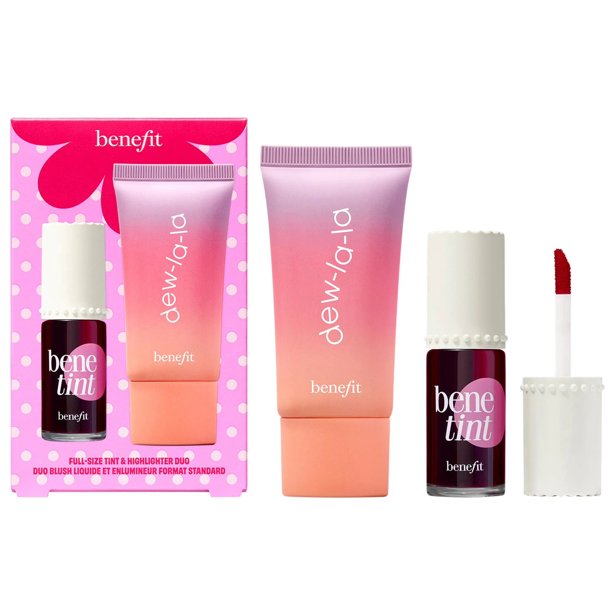 Benefit Cosmetics Benetint & Dew La La Liquid Highlighter Gift Set | Sephora (US)