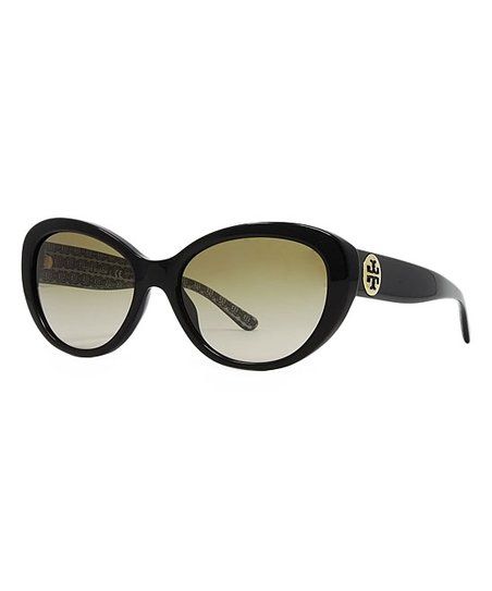 Black & Olive Gradient Oversize Sunglasses | Zulily