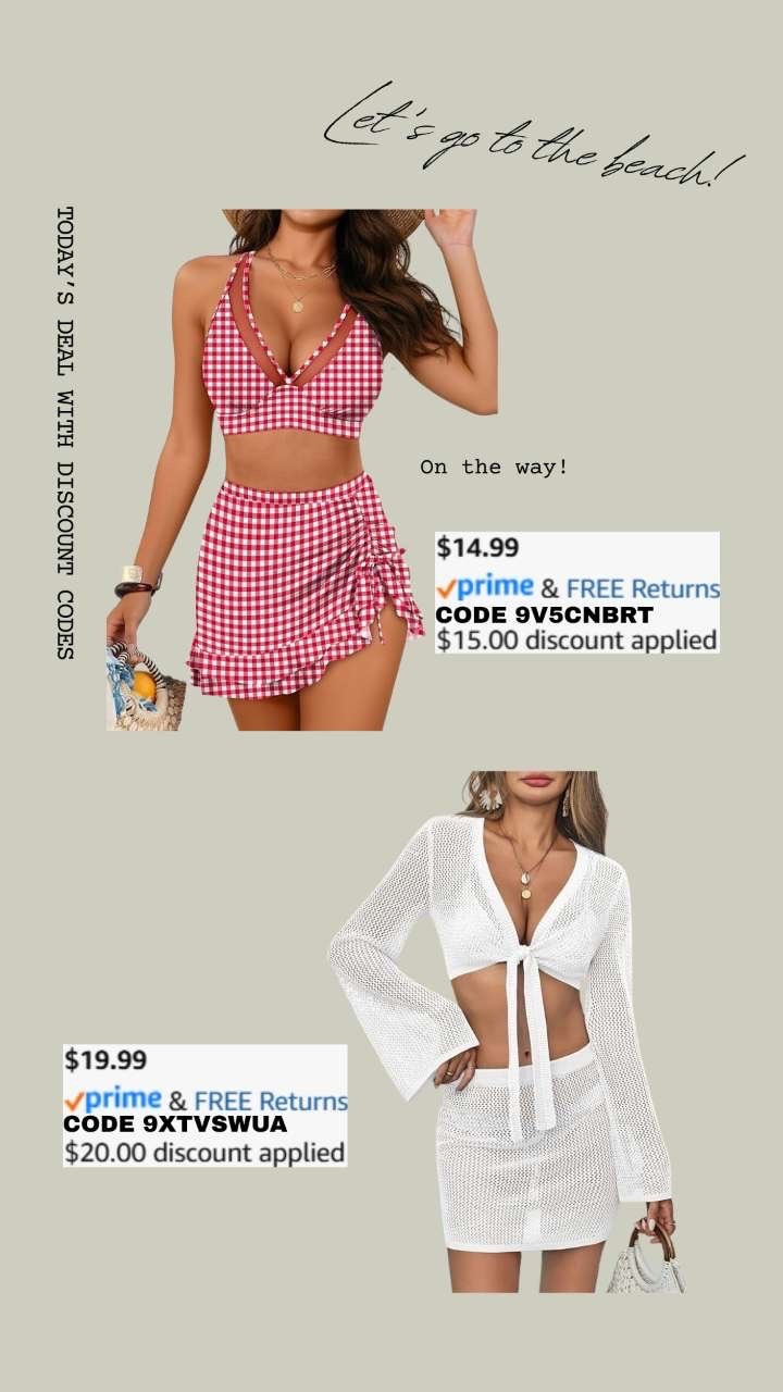 PROMO CODE DEALS ON AMAZON!

Promo codes are entered are on the check out screen where you select payment method. 

Codes & coupons only work for a limited time! If you get an error, it may have maxed the color/size you selected.. so try another one. Sometimes it helps to check out one item at a time! 

SCREENSHOT TO EASILY COPY/PASTE PROMO CODE AT CHECKOUT! 

#affordablestyle #amazonstyle #amazondeals #everydayoutfits #ltksalealert #dailydeals 


#LTKSwim #LTKootd #LTKMidsize