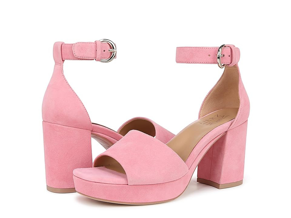 Naturalizer Pearlyn Women's Shoes Flamingo Pink Suede : 9 M (B) | Zappos