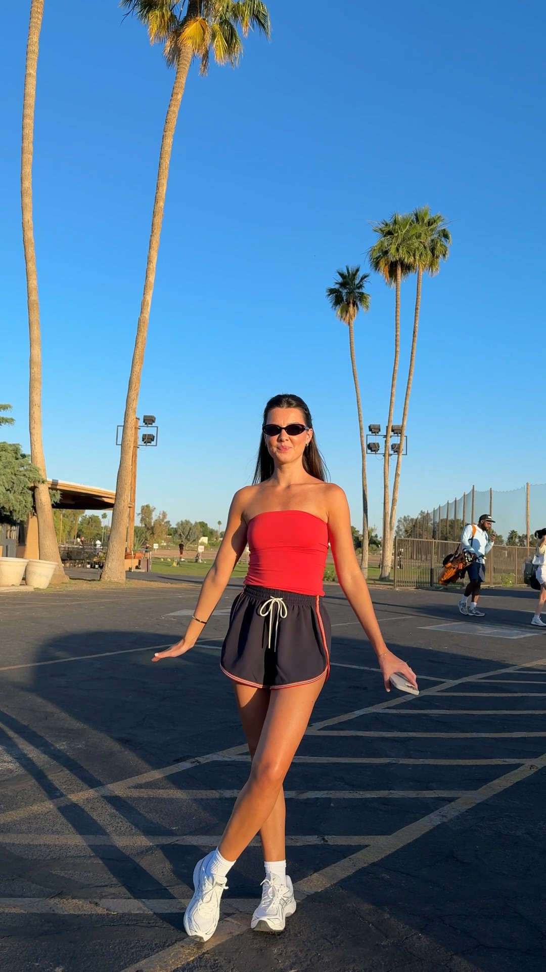 What I wore to the driving range last night! I’m 5’7” wearing a size small in the top and bottom, true size 8 in shoes! 

#LTKFindsUnder100 #LTKStyleTip #LTKSeasonal