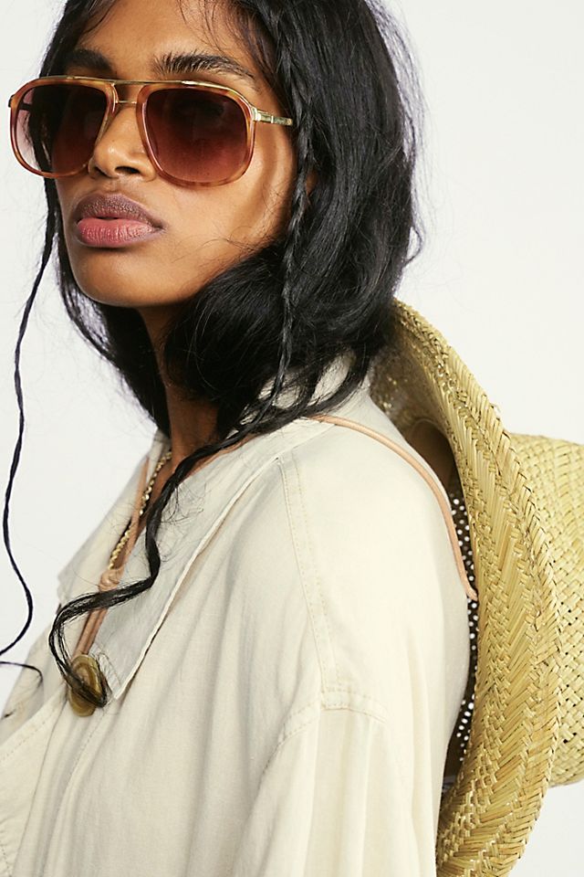 Island Time Aviator Sunglasses | Free People (Global - UK&FR Excluded)