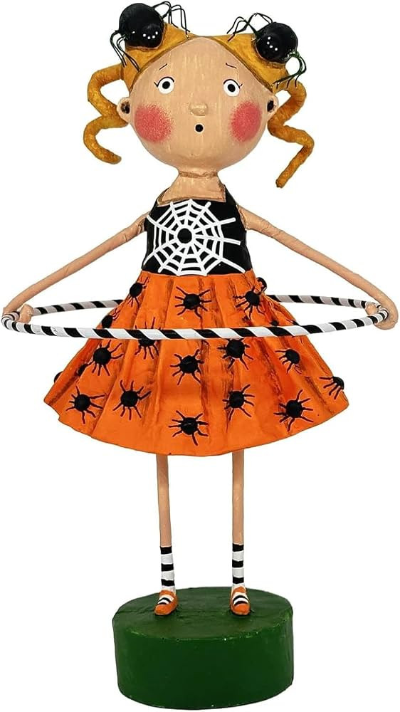 ESC by Artist Lori Mitchell Halloween 17277 Dolly's Creepy Crawlies Girl with Spider Dress 6.5 In... | Amazon (US)
