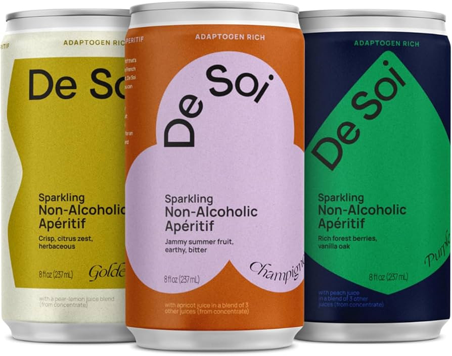 De Soi Variety Pack by Katy Perry - Sparkling Beverages, Natural Botanicals, Adaptogen Drink, Veg... | Amazon (US)