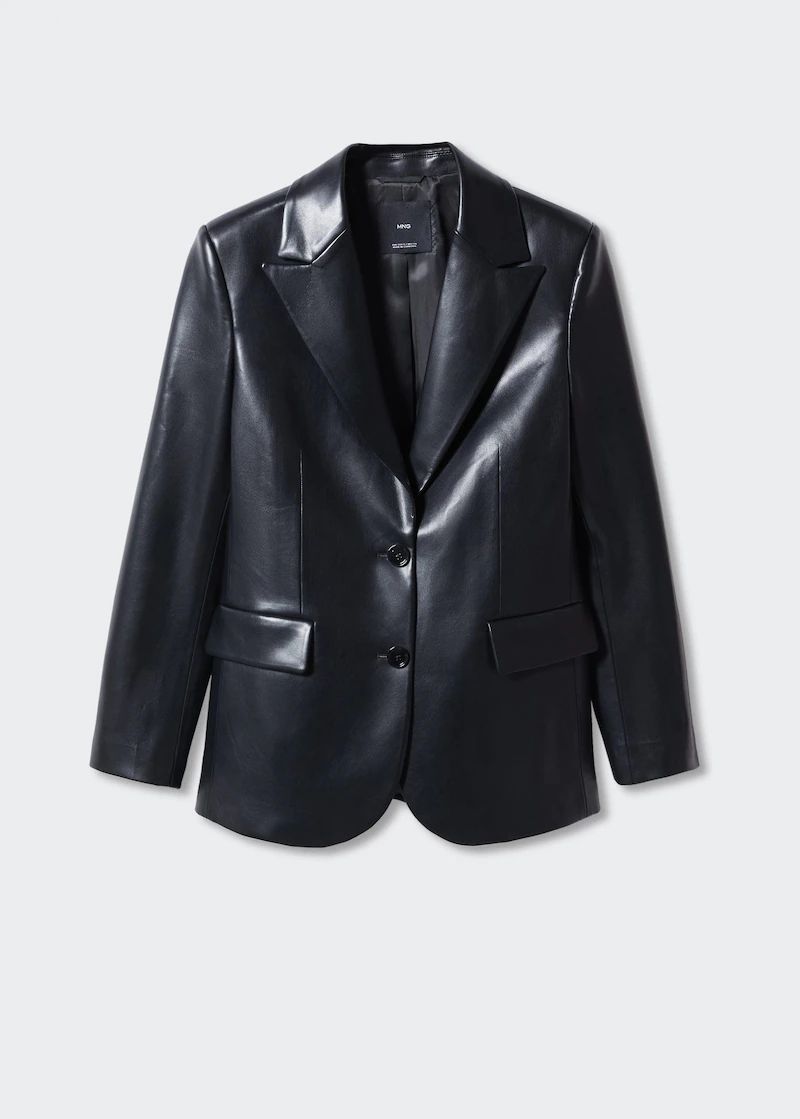 Leather effect jacket | MANGO (UK)