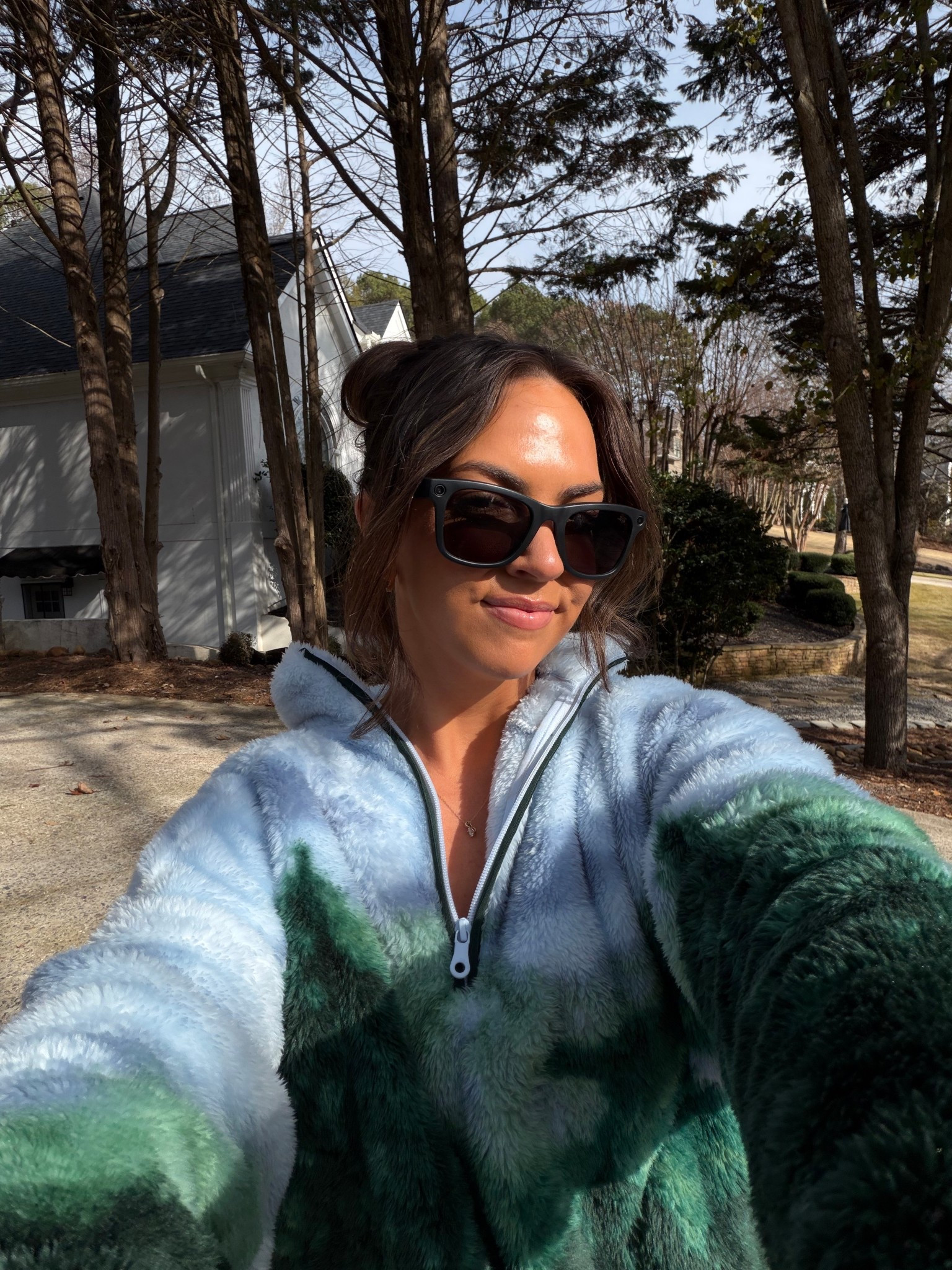 #ad Morning me time using my @raybanmeta glasses from @target! Setting reminders, listening to my audiobook, playing my texts, answering phone calls, taking handsfree photos, and more… what’s not to love! Would make the perfect last minute gift! Shop here!

#LTKHoliday