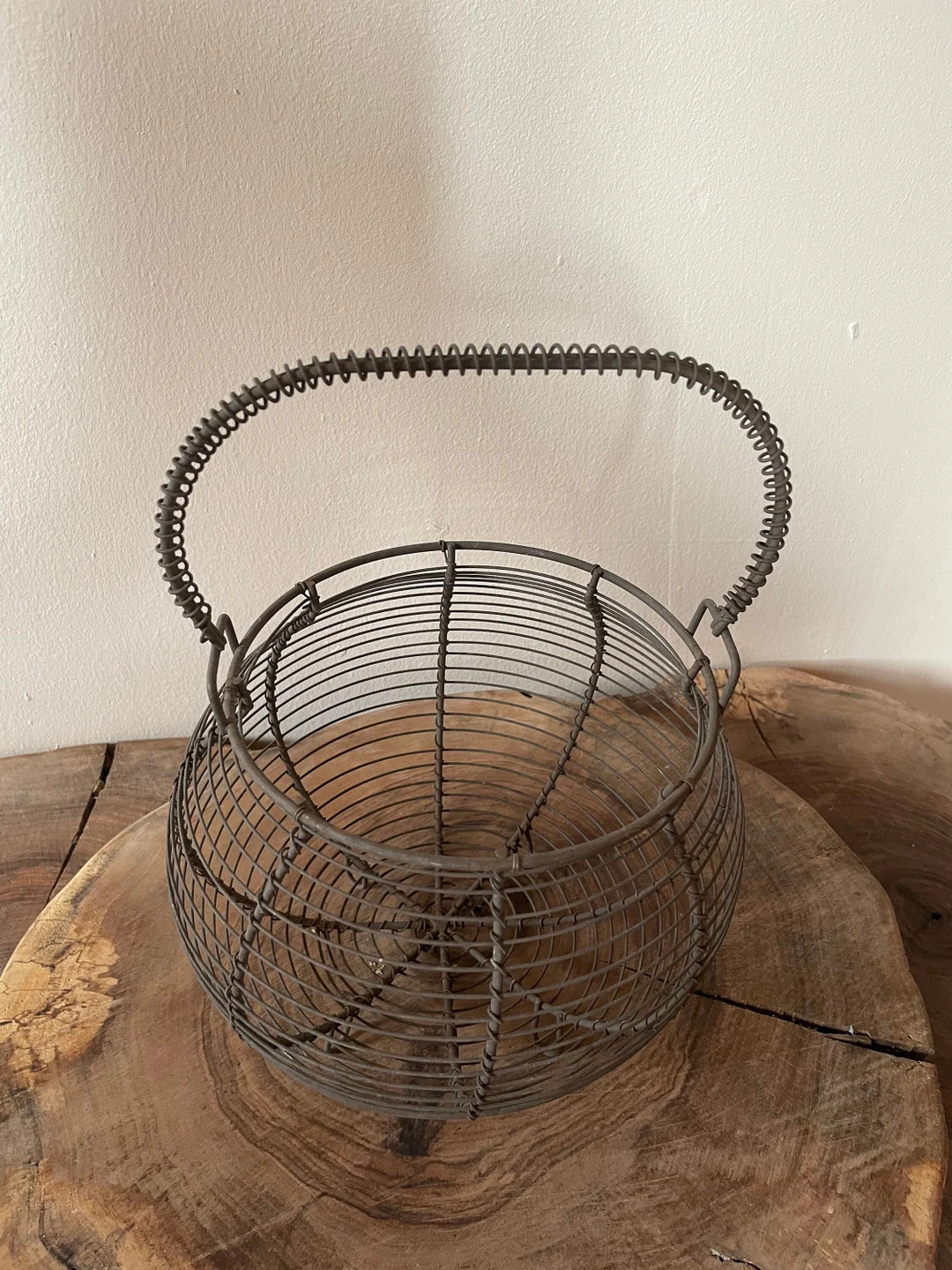 V French Wire Egg Collection Basket, Egg Basket, Egg Storage, kitchen decoration | Etsy (US)