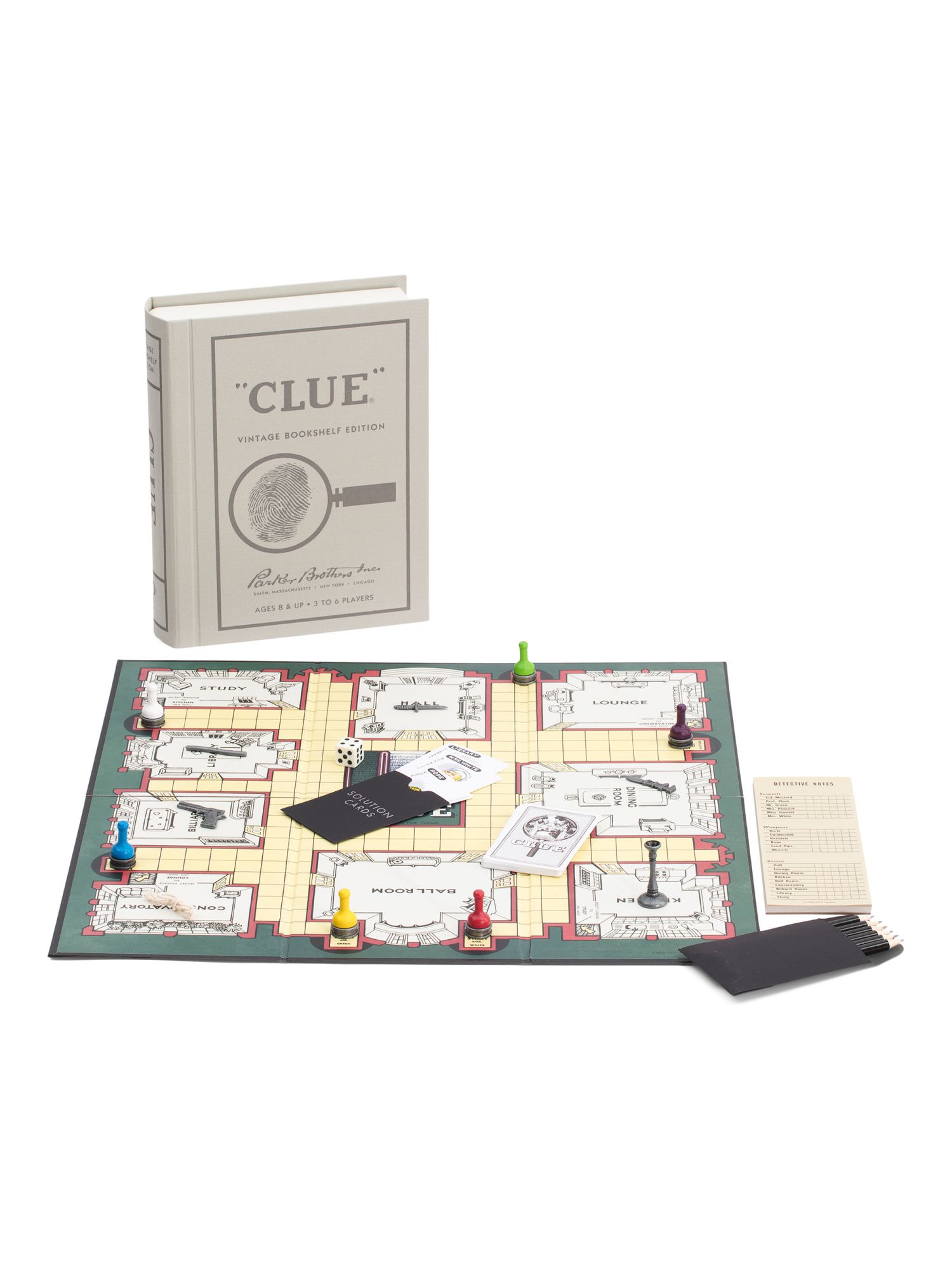 Clue Board Game Linen Book Box | TJ Maxx