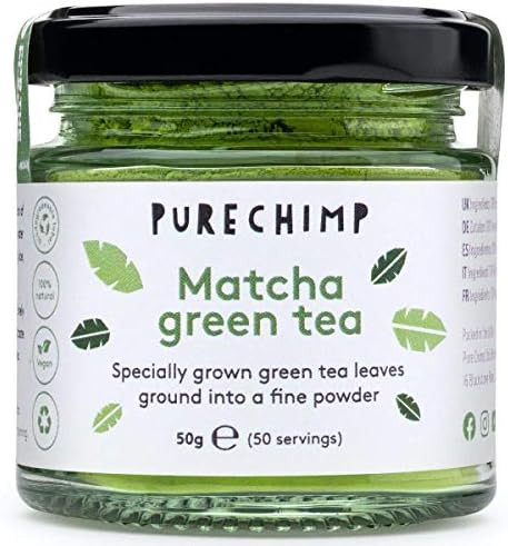 Matcha Green Tea Powder 50g (1.75oz) by PureChimp - Ceremonial Grade Matcha Green Tea Powder From... | Amazon (US)