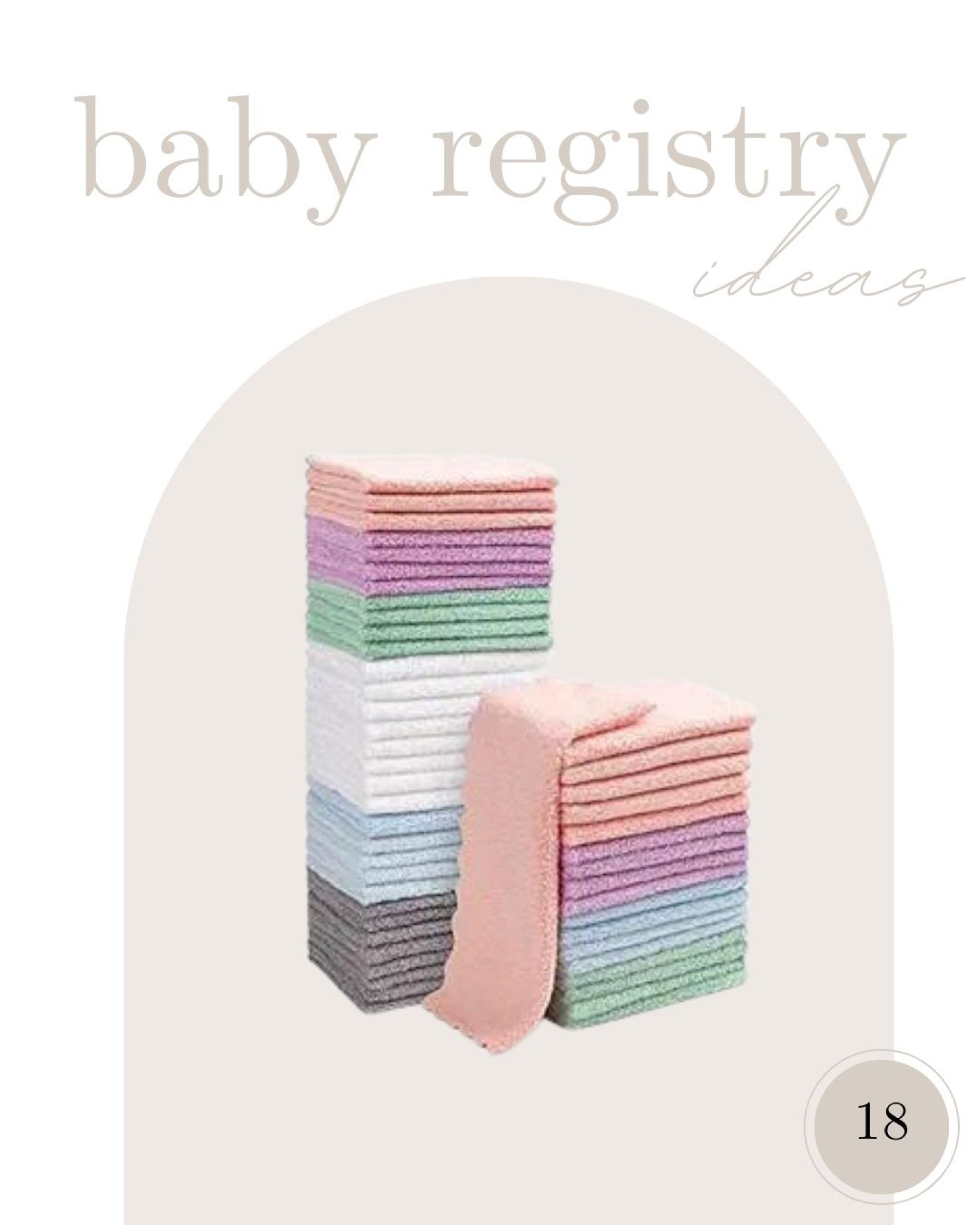Baby Registry Ideas • Part 18

(50) soft baby rags
✨ our favorite milk rag - by far!
✨ small & soft 
✨ wash well
✨ doesn’t irritate babies face  

#newbaby #babyproducts #babyregistry #genderreveal #babyregistryideas #newbabyproducts #babyshowergiftideas 

#LTKxPrime #LTKbaby #LTKbump