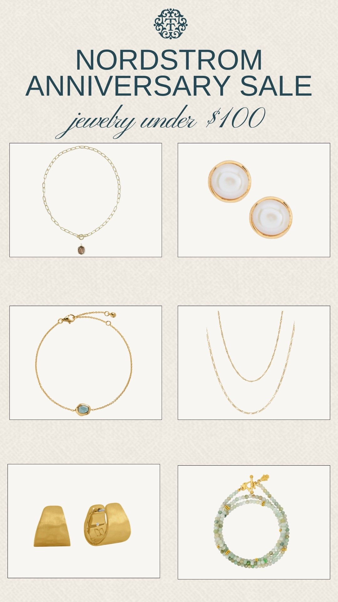 Simple jewelry is something you'll never regret buying. These necklaces, bracelets, and earrings are all under $100 and easy to wear with just about anything. If you've been shopping the sale, these are some pieces worth picking up.

#LTKBeauty #LTKSaleAlert #LTKOver40