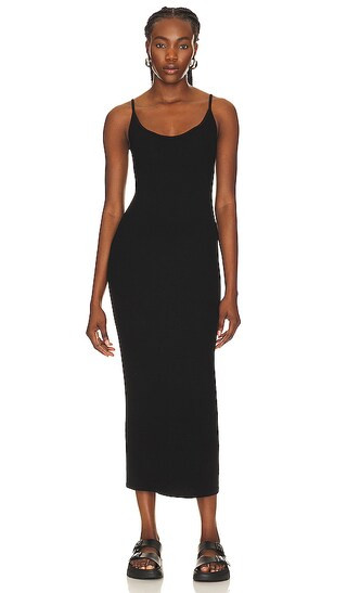 Silk Essential Maxi in Black | Revolve Clothing (Global)