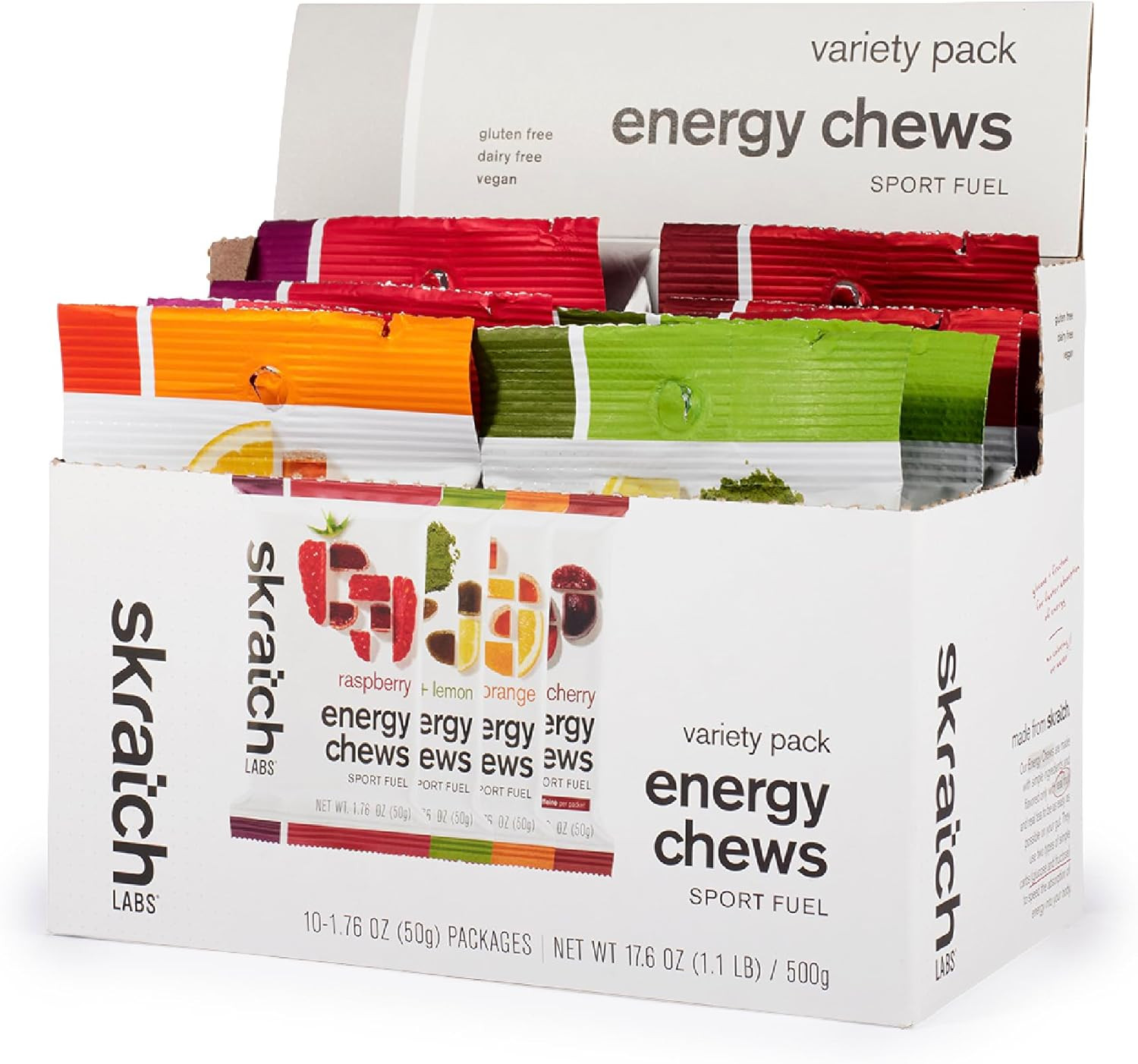 Amazon.com: Skratch Labs Energy Chews | Gummies for Running, Cycling & Endurance Quick Carbs for ... | Amazon (US)