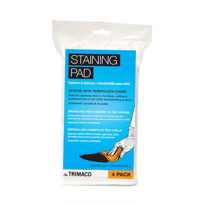 Trimaco  4-Pack 1-in x 4-in Cotton Stain Pad | Lowe's