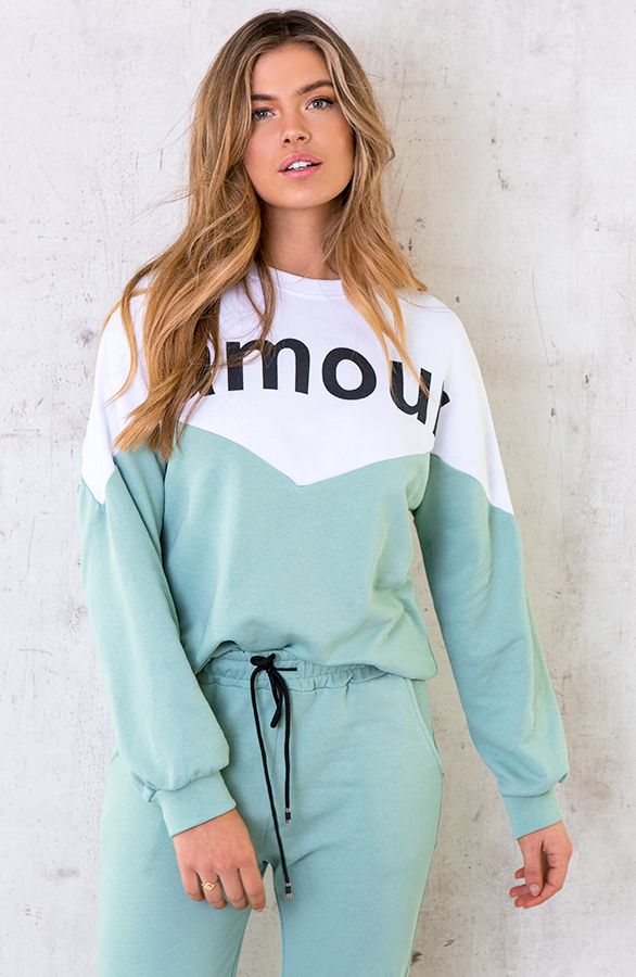 Comfy Sweater Amour Mint | Themusthaves.nl | The Musthaves (NL)