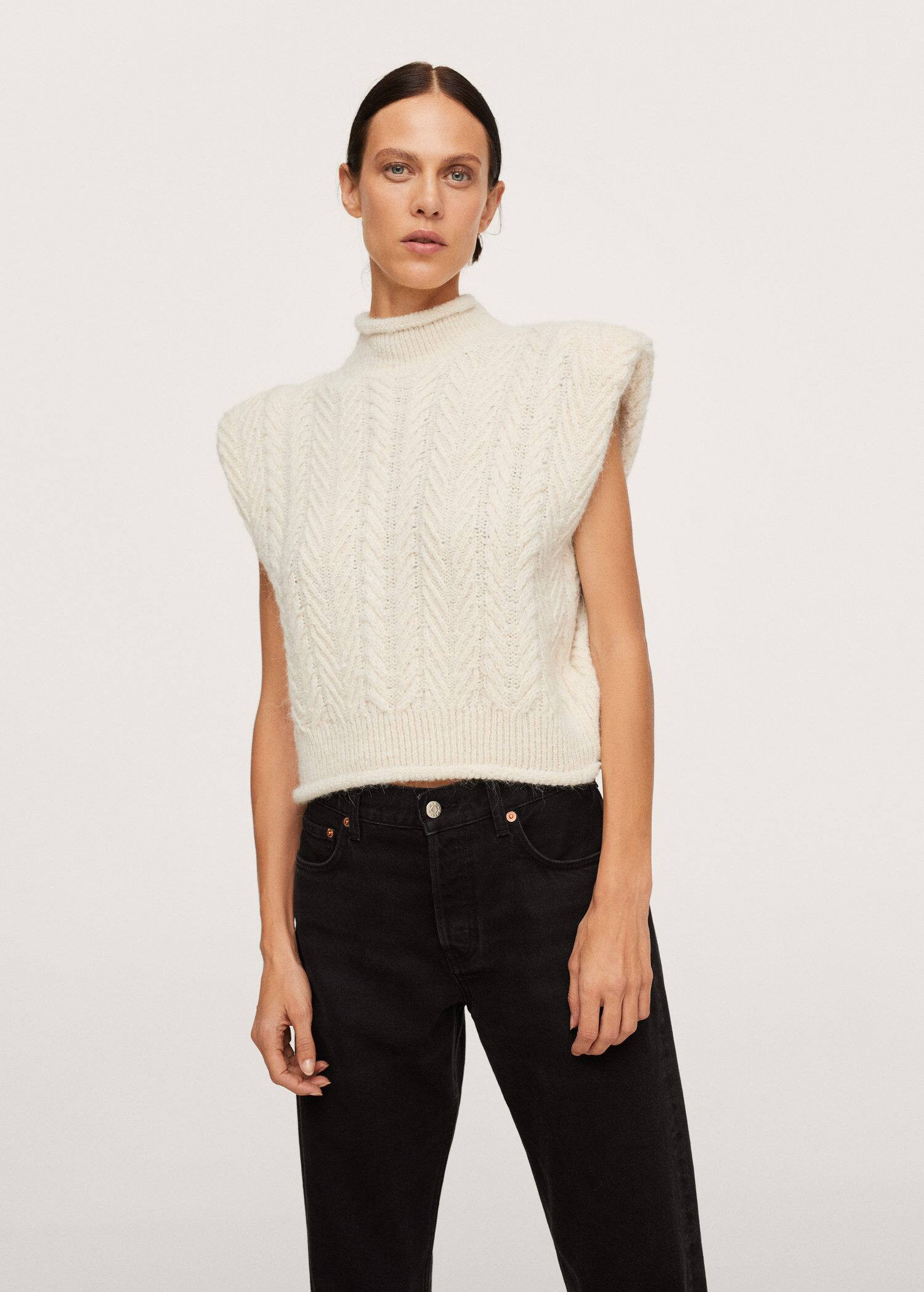 Herringbone vest | MANGO (US)