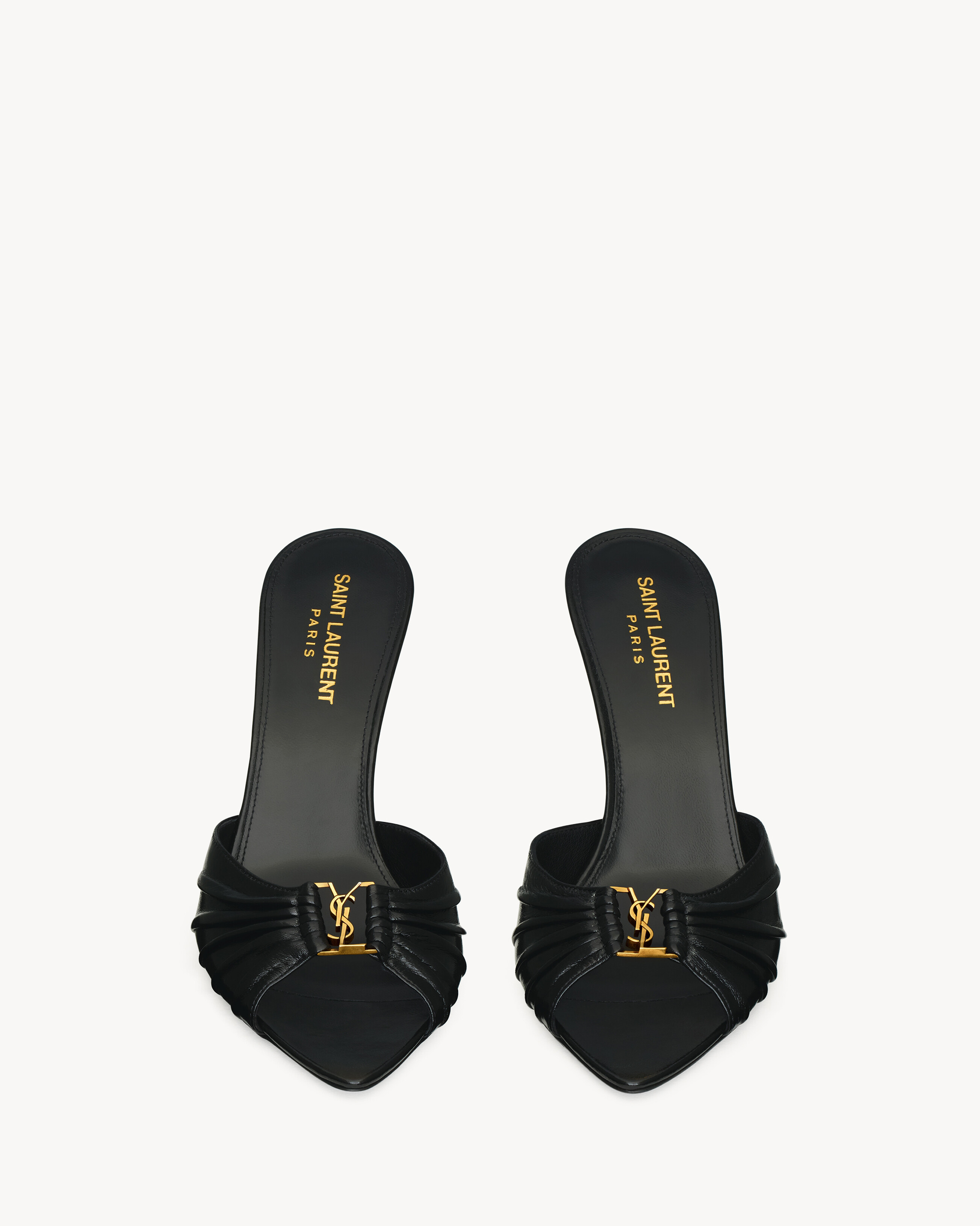 babylone mules in smooth leather | Saint Laurent Inc. (Global)