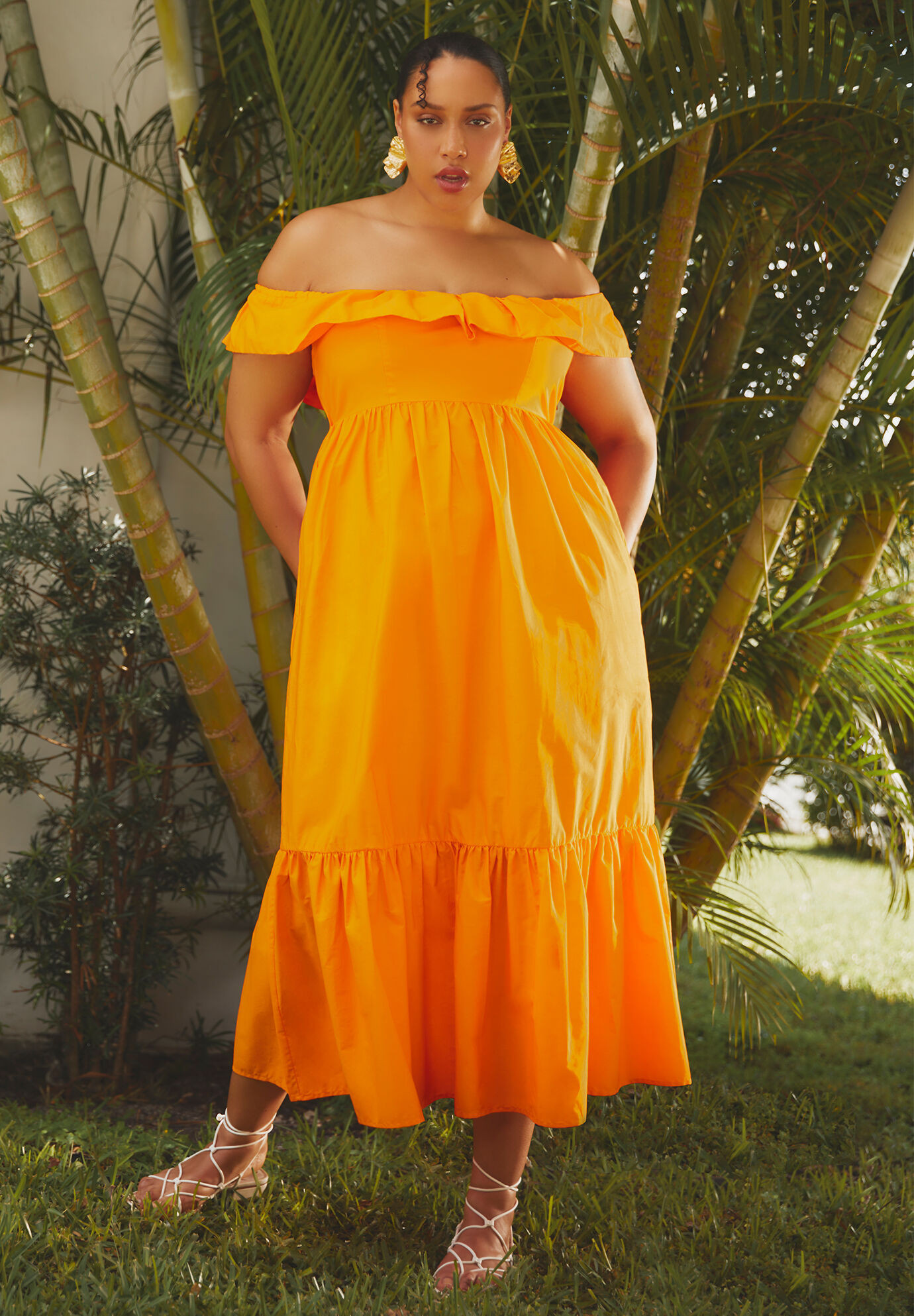 Maxi Poplin Dress | Eloquii