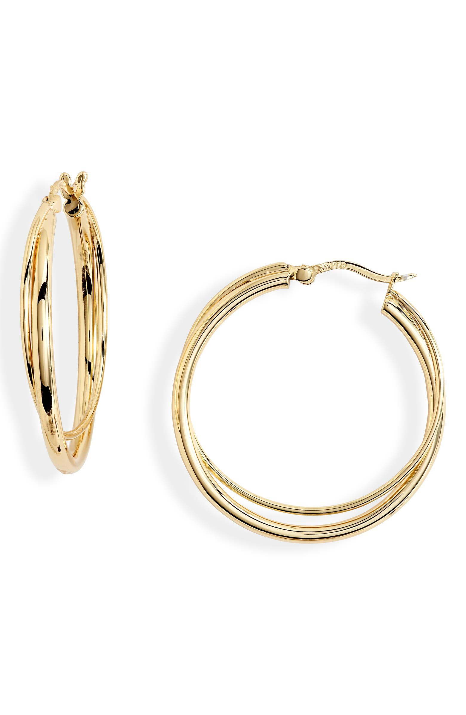 Double Tube Hoop Earrings | Nordstrom