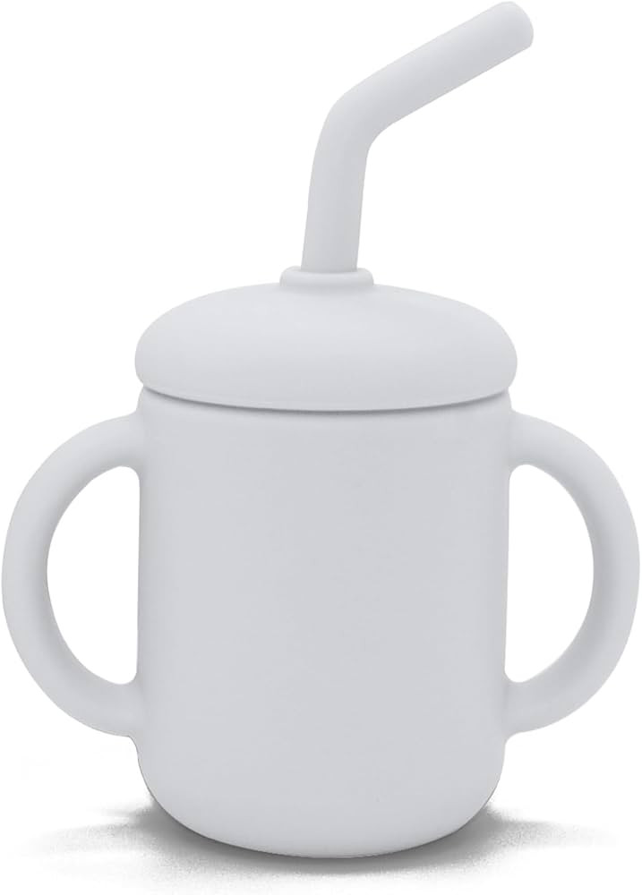 SILISIPPY by Kushies Unbreakable, Spill-Proof Silicone Cup with Straw for Babies/Toddlers. - 120M... | Amazon (CA)