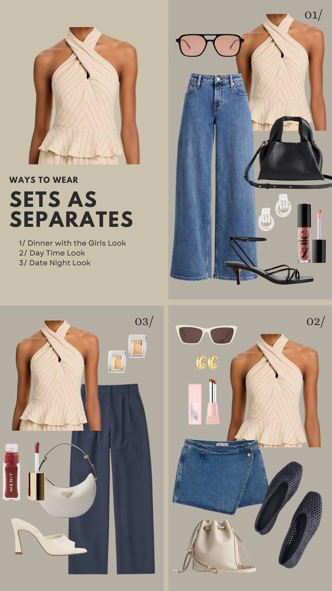 STYLE SERIES: love getting sets & being able to style them as separates with multiple ways to wear!

#LTKStyleTip #LTKShoeCrush #LTKItBag