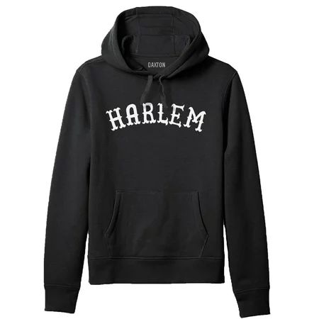Daxton Adult Unisex Pullover USA Cities States Comfort Hoodie Fleece Sweatshirt, Harlem Black White, | Walmart (US)