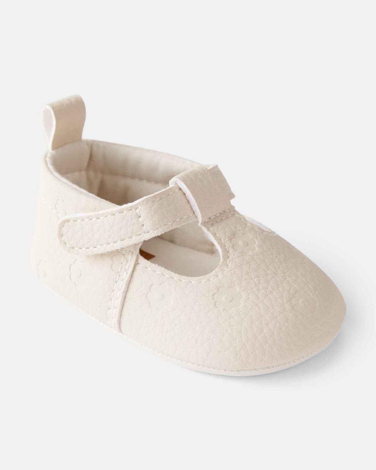 Baby Girl Flower Mary Jane Shoes - Cream | Carter's Inc