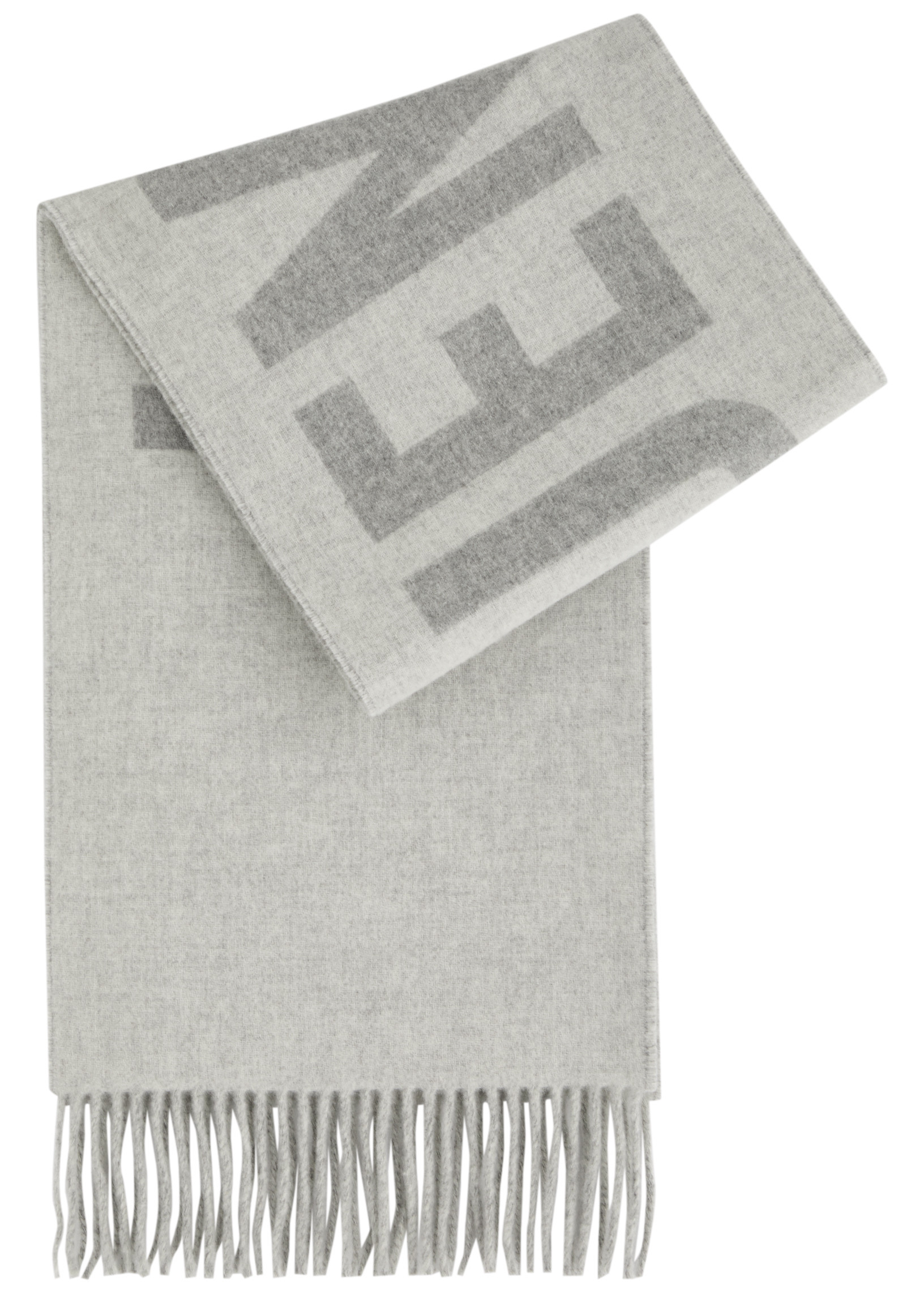 Le Écharpe logo-intarsia wool scarf | Harvey Nichols