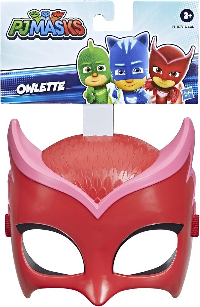 PJ Masks Hero Mask (Owlette) Preschool Toy, Dress-Up Costume Mask for Kids Ages 3 and Up , Red | Amazon (US)