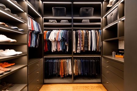 His closet organization at the Wandering Meadows! Organized by Graceful Spaces

#LTKhome #LTKmens #LTKfamily