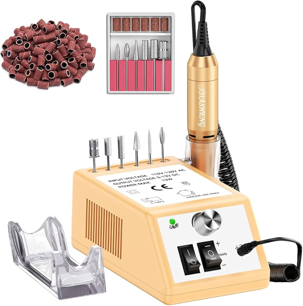 Jiasheng Professional Nail Drill, 20000rpm Electric Nail Drill Machine, Electronic Nail File Dril... | Amazon (US)