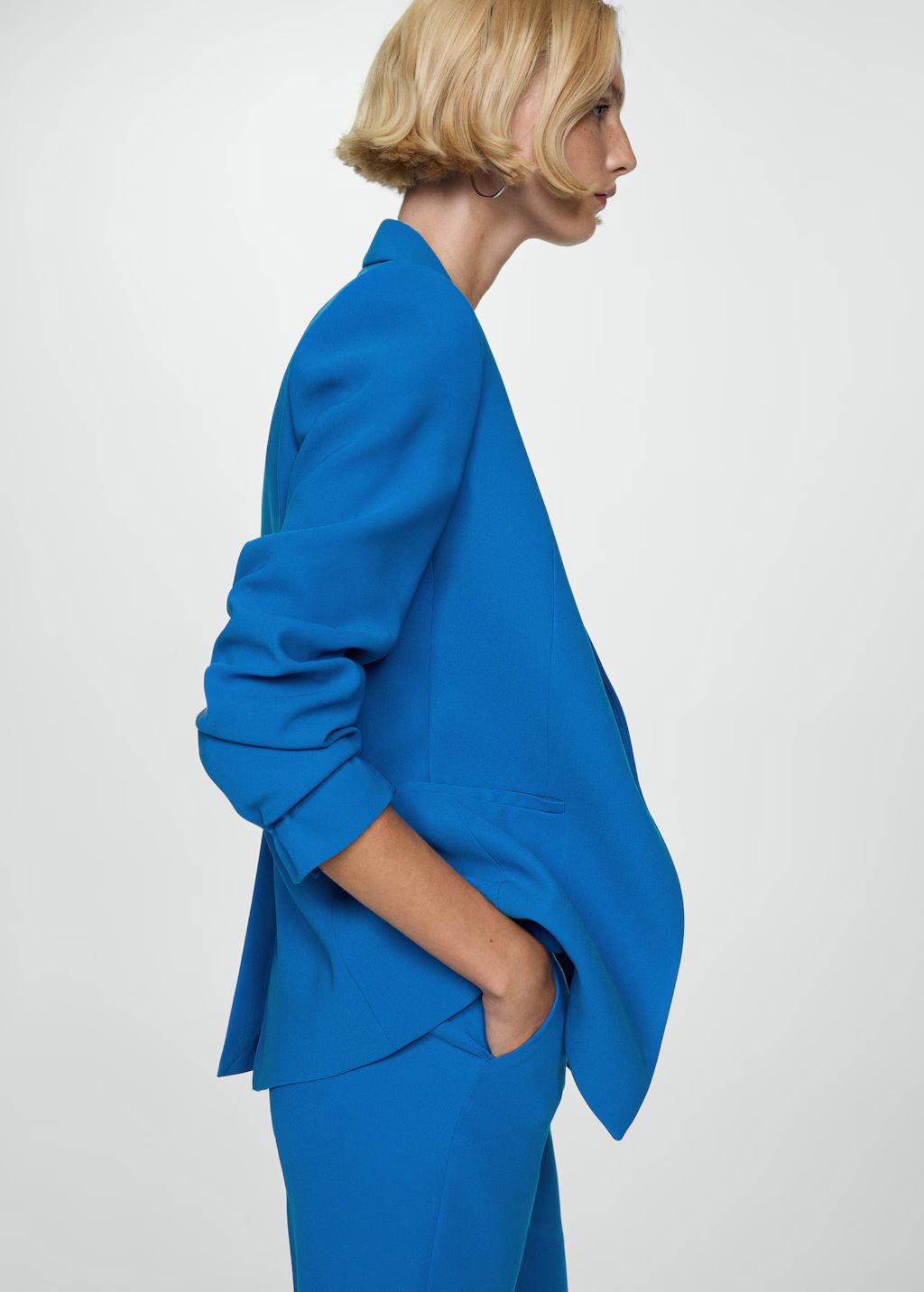 Straight-fit suit blazer | MANGO (US)