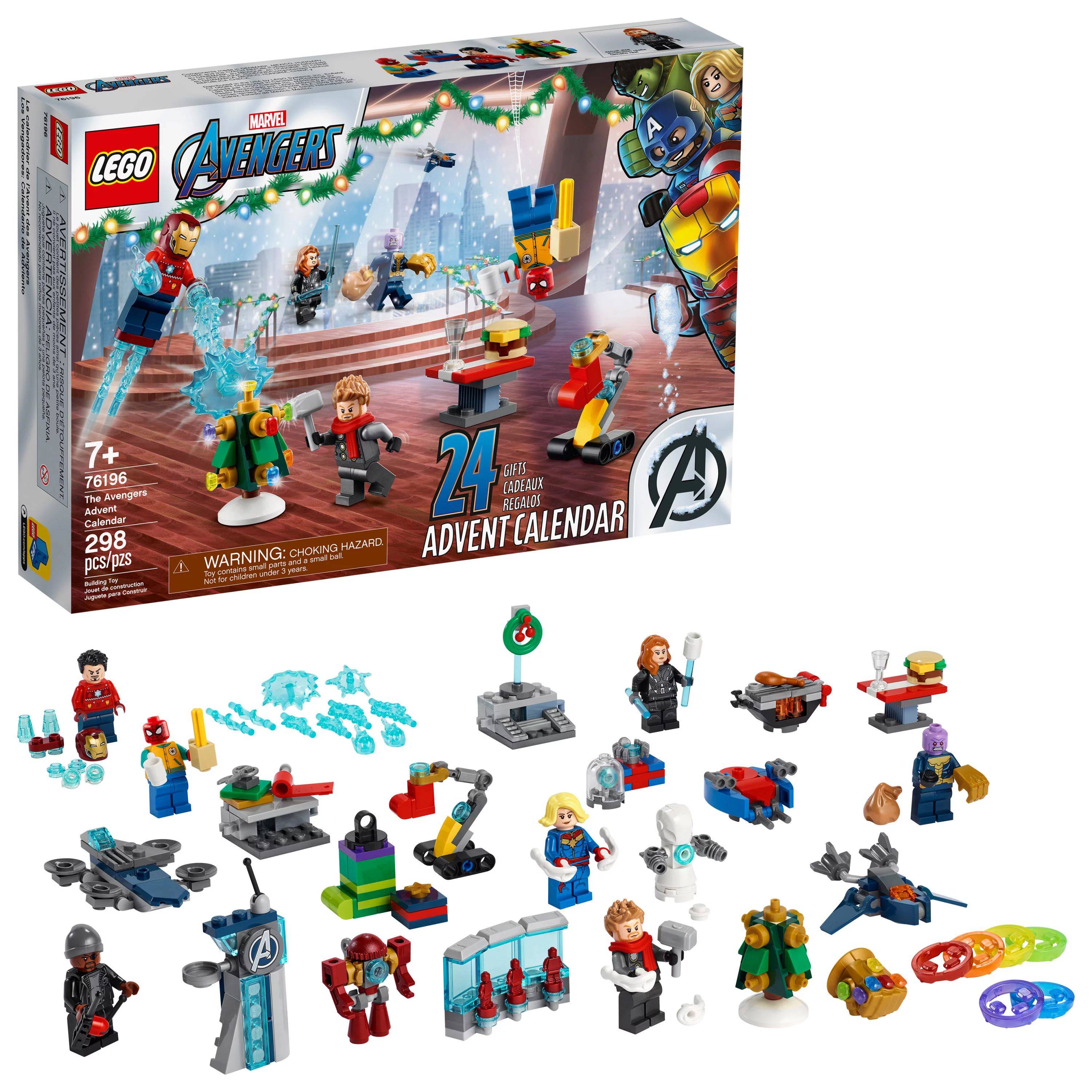 LEGO Marvel The Avengers Advent Calendar 76196 Building Toy for Fans of Super Hero Toys (298 Piec... | Walmart (US)