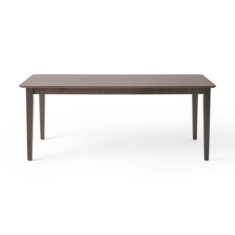 Odelia Rectangular 8 Seat Farmhouse Dining Table, Gray Finish | Walmart (US)