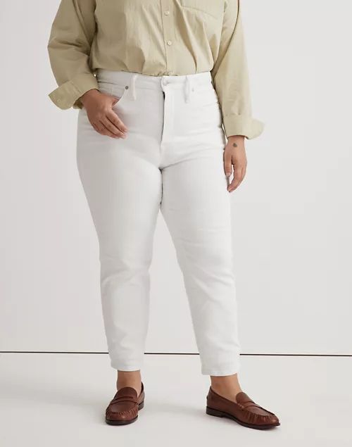 Plus Stovepipe Jeans in Pure White | Madewell
