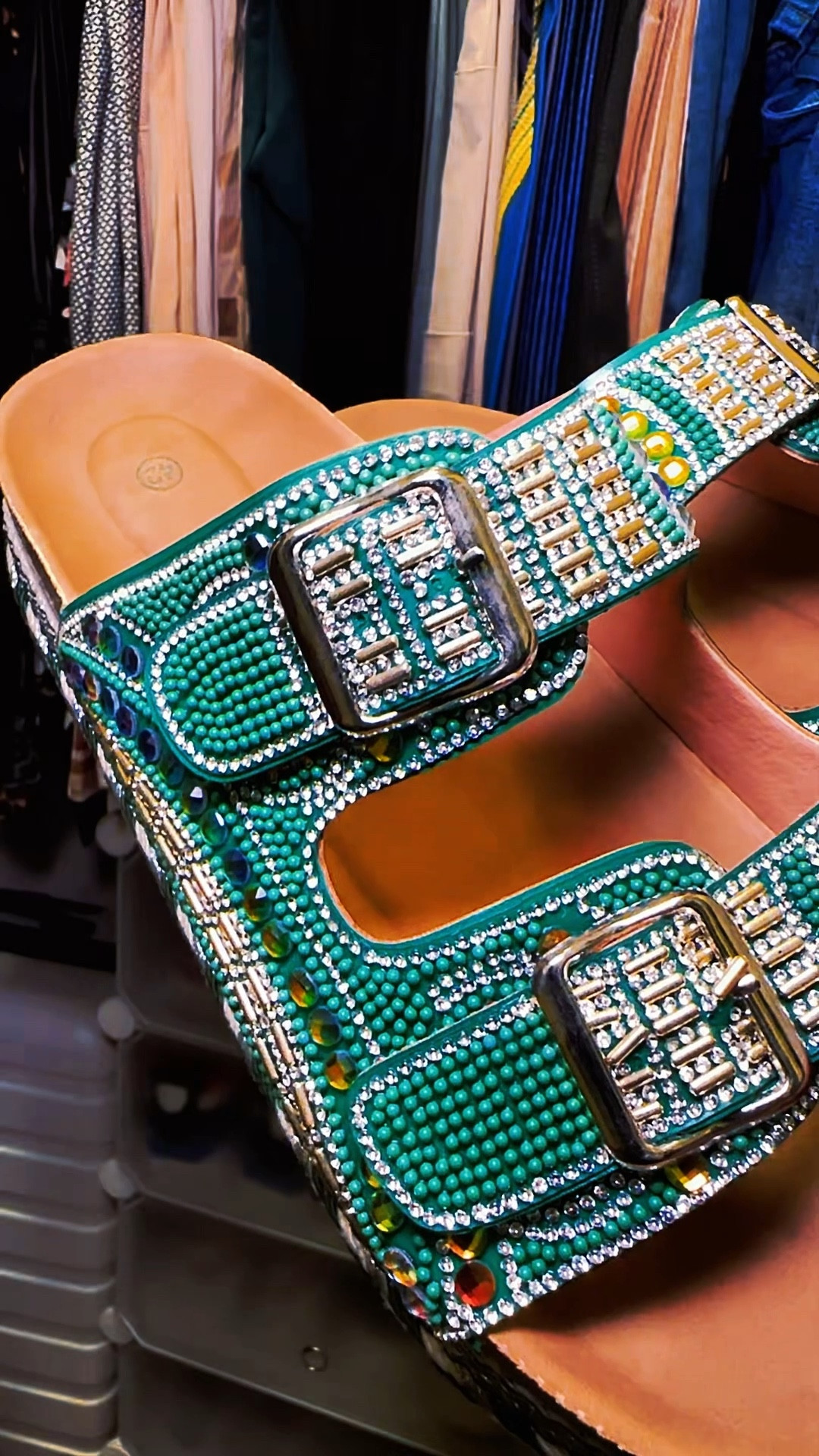 These are super super cute as well as comfy. Pair these with shorts, jeans or even your favorite maxi dress. I dropped some similar ones down below. #corkfootslides #slides #greenshoes #beachshoes #summerslideideas 

#LTKOver40 #LTKTravel #LTKPlusSize