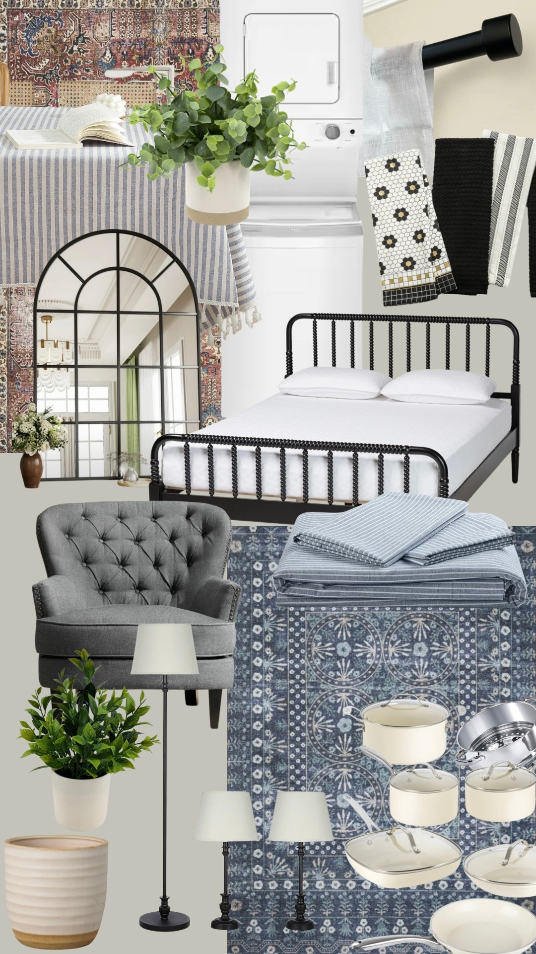 Goodies we used in our mini makeover in the studio apartment next door! ✨