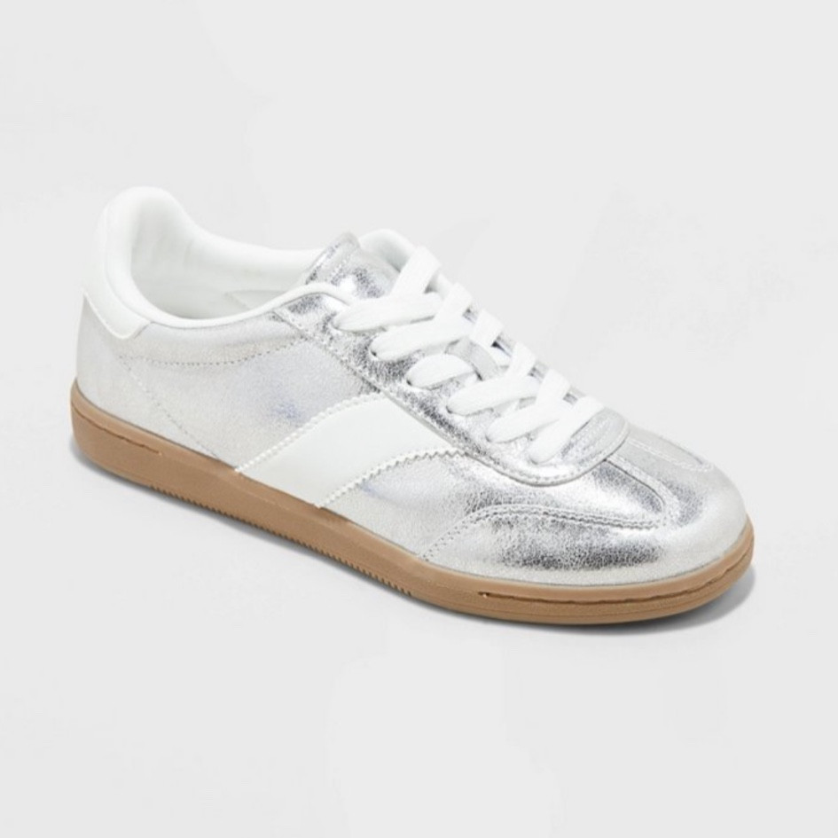 Target silver sneakers 