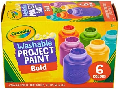 Crayola Washable Kids Paint (6ct), Assorted Bulk Paint Set for Kids, Essential Easter Basket Stuf... | Amazon (US)